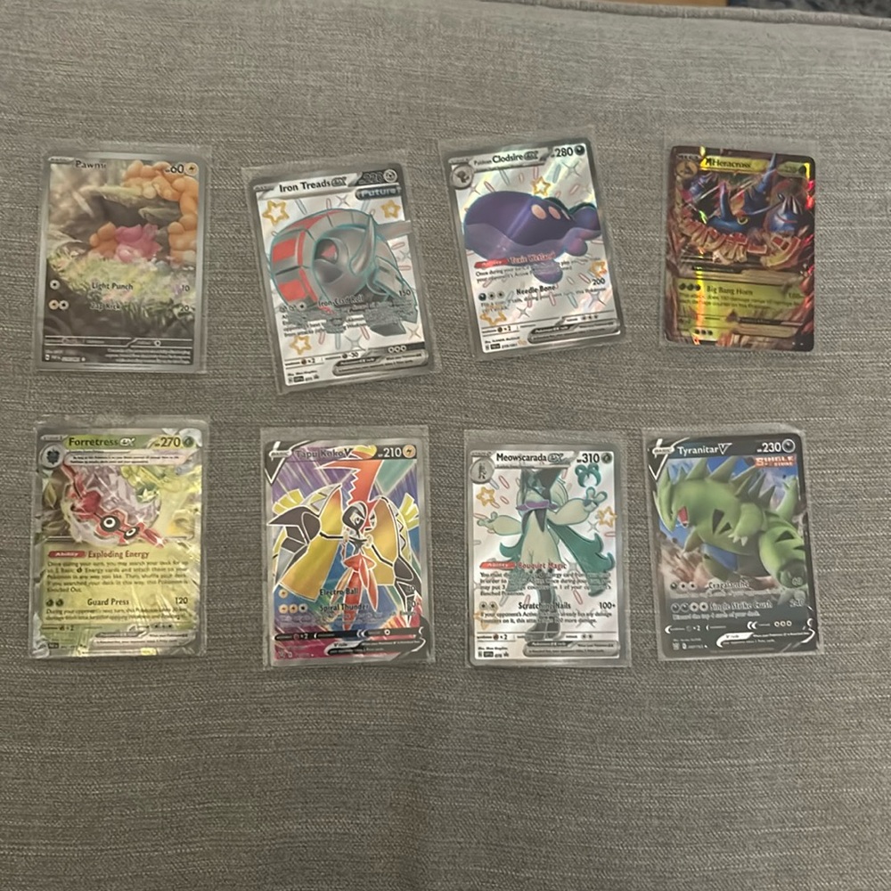 All rare shiny Pokémon cards worth a lot and the value of the cards will go up